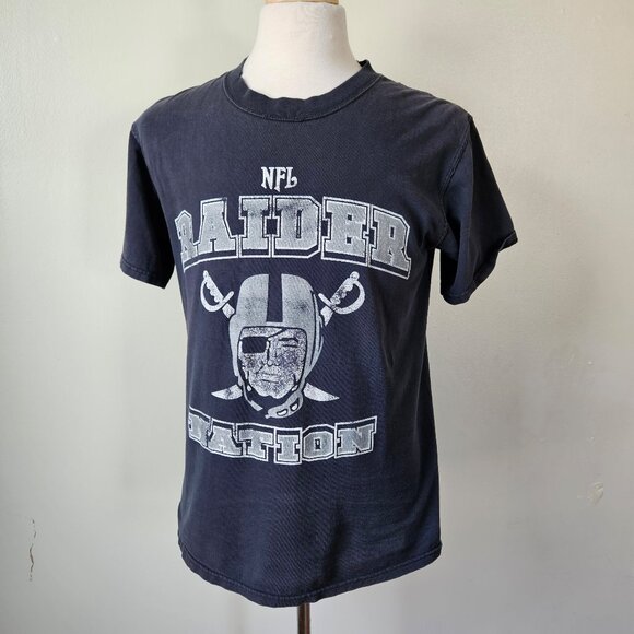 Vintage 90s Y2K NFL Raiders Los Angeles Oakland Vegas Raider Nation TShirt M - Picture 1 of 9